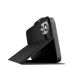 4. Etui Puro Wallet Stand na iPhone 17 z ekoskóry, z klapką, portfelem i funkcją podstawki - czarne