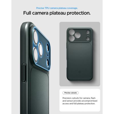 9. Etui Spigen Thin Fit MagSafe na iPhone 18 Pro Max / 17 Pro Max - zielone
