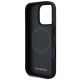 7. Etui Mercedes Textured And Plain Leather MagSafe na iPhone 16 Pro - czarne