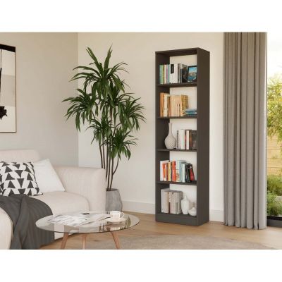 7. REGAŁ NA KSIĄŻKI 50 CM ANTRACYT