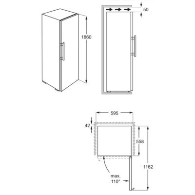 4. Chłodziarko-zamrażarka ELECTROLUX LNT7ME36K2