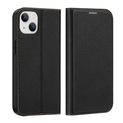 2. Dux Ducis Skin X2 etui do iPhone 14 Plus pokrowiec z magnetyczną klapką czarny