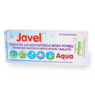 Tabletki do odkażania wody Javel Aqua 20szt