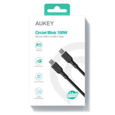 2. AUKEY CB-SCC101 KABEL USB-C QC PD 1M 5A 100W