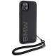 3. Etui BMW Signature Leather Wordmark Cord na iPhone 15 / 14 / 13 - czarne