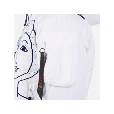 13. Kurtka Rossignol W Yety Fleecy Bomber Jkt biały