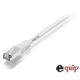 Equip 605616 kabel sieciowy Biały 10 m Cat6a S/FTP (S-STP) Okrągły