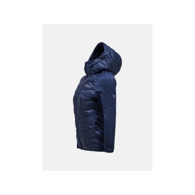 2. Kurtka Peak Performance W Helium Down Hybrid Hood granatowy - M