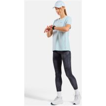 Koszulka z krótkim rękawem damska ODLO T-shirt crew neck s/s ZEROWEIGHT CHILL-TEC niebieska