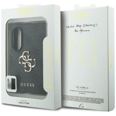 7. Etui Guess Big 4G Logo na Samsung Galaxy Z Fold 8 - czarne
