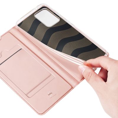 8. Dux Ducis Skin Pro kabura etui pokrowiec z klapką Samsung Galaxy A73 różowy