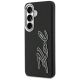 2. Etui Karl Lagerfeld Grained Signature Metal Resin Logo na Samsung Galaxy S26 - czarne