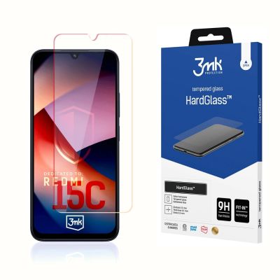 5. Szkło hartowane 3mk HardGlass na Xiaomi Redmi 15C