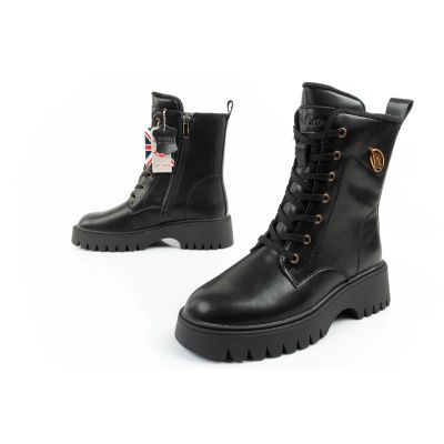 8. Lee Cooper buty botki trapery damskie sztyblety skórzane ocieplane