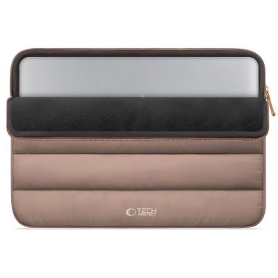 8. Torba Tech-Protett Fluffy na laptopa 13-14 - brązowa