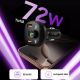 4. Ładowarka samochodowa Tech-Protect CC06 3-porty PD72W z transmiterem - czarna