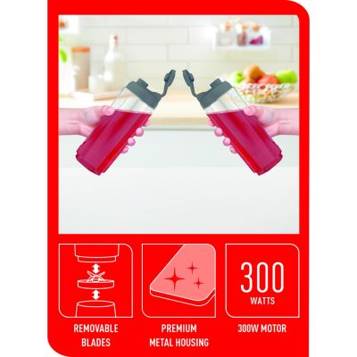 5. Tefal Mix&Move BL15FD 0,6 l Blender stołowy 300 W Stal nierdzewna