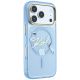4. Etui Karl Lagerfeld Script Logo MagSafe na iPhone 18 Pro / 17 Pro - jasnoniebieskie