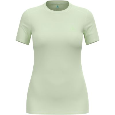 5. Koszulka damska Odlo MERINO 160 BL TOP crew neck s/s zielona