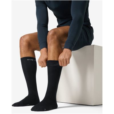 2. Skarpetki SUPER.NATURAL WOOL GUARDIANS LONGSOCKS 2-PAC czarne