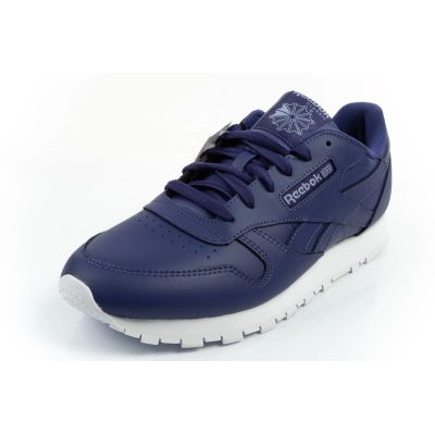 3. Reebok buty sportowe damskie sneakersy Classic fioletowe skóra modne