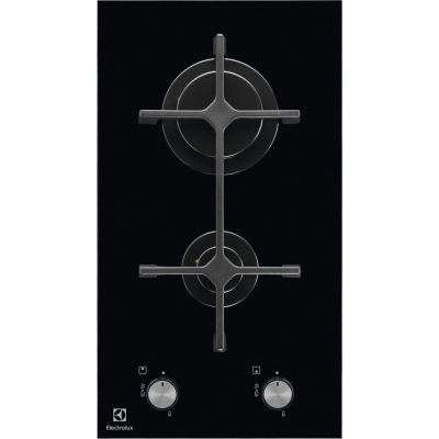 3. Electrolux EGC3322NVK płyta kuchenna Czarny Wbudowany Gaz 2 stref(y)