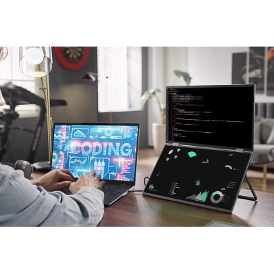 13. Projektor Acer PD163QBMIUUX Seria PD3 16" IPS Czarny 16:9 60 Hz 8 ms 2x1920 x 1080 pikseli 250 cd/m2 Ilość portów HDMI: 1