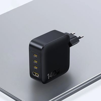 13. Ładowarka sieciowa Baseus EnerFill FH11 GaN 140W 3xUSB-C + 1xUSB-A - czarna