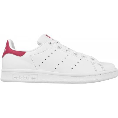 Dziecięce buty lifestyle inspirowane obuwiem tenisowym Stan Smith, kolor biały, skóra naturalna i syntetyczna