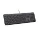 Logitech Signature Slim Wired K620 For Business klawiatura Uniwersalne USB QWERTZ Niemiecki Grafitowy