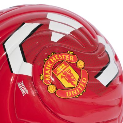 3. Piłka nożna adidas Manchester United Home Mini czerwona KE5120