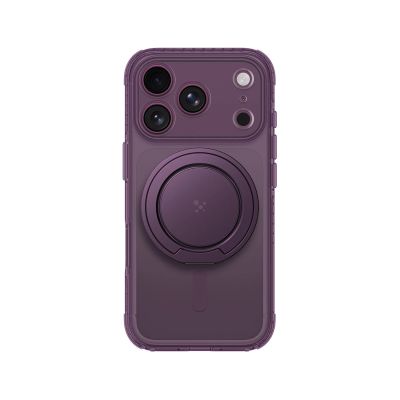 3. Etui AMAZINGTHING Titan Pro Pop Lens na iPhone 18 Pro z osłoną aparatu uchwytem i podstawką kompatybilne z MagSafe - fioletowe