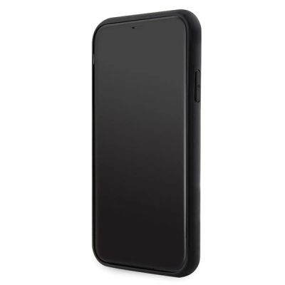 5. Etui Karl Lagerfeld Glitter Choupette Patch na iPhone 11 / Xr - srebrne