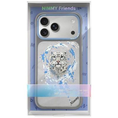 7. Etui Nimmy Pantera MagSafe na iPhone 17 Pro Max - jasnoszare
