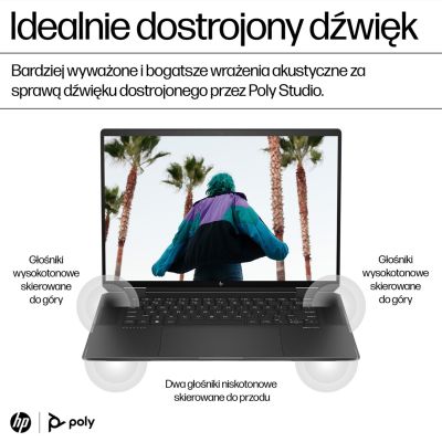 15. HP Spectre x360 16-aa0233nw Ultra 7 155H 16" 2.8K Touch OLED 120Hz AG 16GB DDR5 6400 SSD1TB RTX 4050_6GB Cam 9MP 83Wh  W11Pro 2Y
