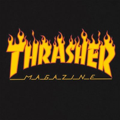 2. Bluzka z długim rękawem Thrasher Flame Logo Longsleeve - 144447