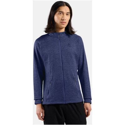 Bluza męska Odlo TENCIA Mid layer full zip niebieska
