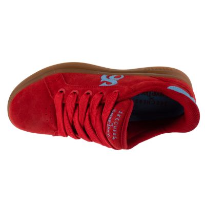 3. Skechers Slip-Ins Suede Snoop Cupsole Sneaker 186100-RDBL Czerwone 36