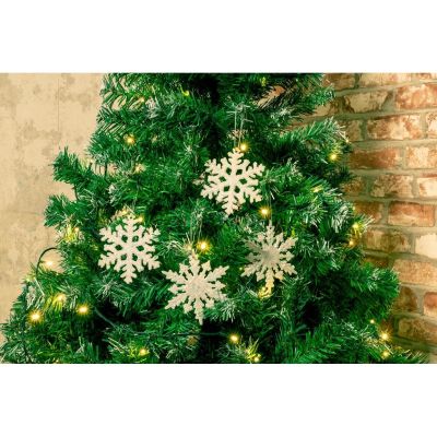 3. PŁATEK ŚNIEGU BOMBKA ZAWIESZKA 2SZT WZÓR 12 RAMION