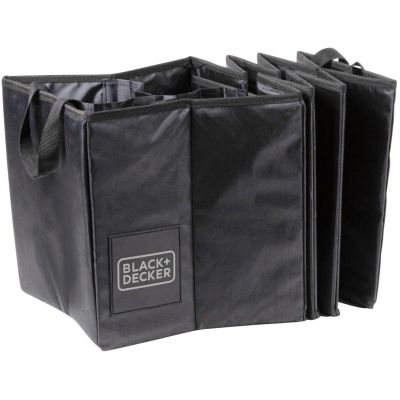 19. ORGANIZER SCHOWEK 4 KOMORY SKŁADANY 110X30X30cm BLACK + DECKER