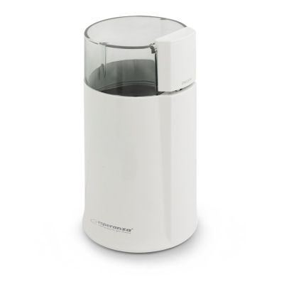 5. Młynek do kawy Esperanza Espresso EKC001W (160W; udarowy; kolor biały)