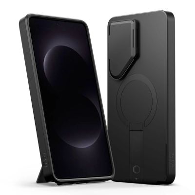 2. Etui Tech-Protect Kevlar Aura MagSafe na Samsung Galaxy S26 Ultra - czarno-pomarańczowe
