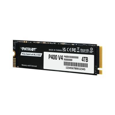 3. SSD Patriot P400 V4 4TB M.2 2280 PCI-E x4 Gen4 NVMe