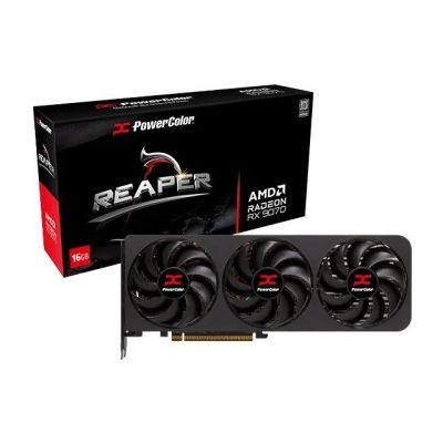 9. PowerColor Reaper Radeon RX 9070 AMD 16 GB GDDR6