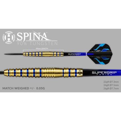 9. Rzutki Harrows Spina Gold 90% Steeltip HS-TNK-000013751