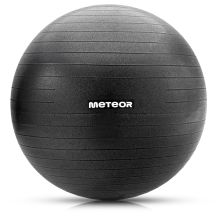 Piłka fitness Meteor 75 cm czarna