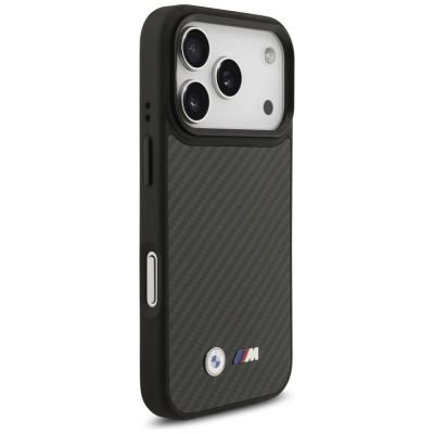 4. Etui BMW M Kevlar Matt MagSafe na iPhone 17 Pro - czarne