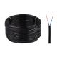 Kabel elektryczny OMYp 2x0,5 300/300V czarny