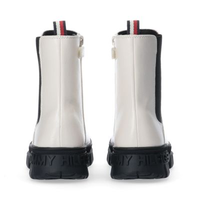 5. Botki Tommy Hilfiger Bootie Ivory T3A5-33058-1355101-101
