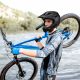 16. Kask rowerowy fullface Wozinsky z odpinanym daszkiem lekki 57-62 cm - czarny